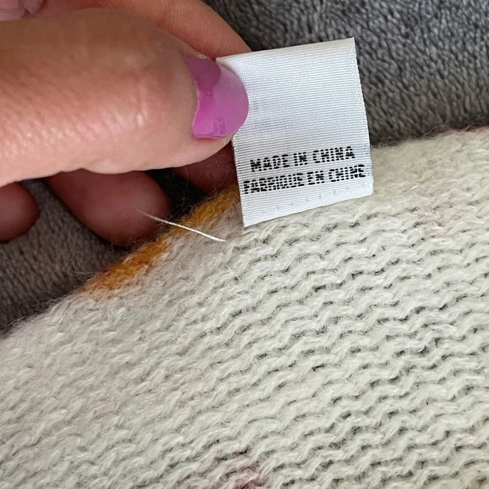 EUC Anthropologie Marseille Floral Fringed Kimono Poncho Shawl O/S Boho Western - Picture 11 of 15